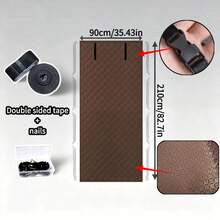 1 pièce de rideau de porte d'hiver de style volet roulant épaissi. Un dispositif magique résistant au vent et chaud pour la maison, le magasin, le supermarché, l'atelier de fabrication. Anti-poussière, régulation de la température, réduction du bruit, imperméable, résistant à l'usure, facile à installer, levage pratique, résistance aux basses températures, disponible en plusieurs tailles, bloque efficacement l'air froid et assure une isolation thermique.