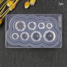 1 件硅胶环氧树脂美甲模具 - 花瓣/钻石、星形和十字形/可爱橙色、樱桃、苹果和梨形/美人鱼、海星/圆形宝石/贝壳和珊瑚礁/莲花鱼设计，耐用且易于清洁，非常适合 DIY 美甲和修脚、创意美甲装饰、美甲用品、美甲配件、DIY 珠宝铸造技术、优雅的指甲设计、易释放材料