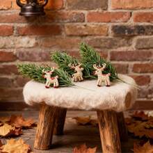 20pcs Artificial Cedar Branches Christmas Greenery Stems Pine Picks Faux Evergreen Pine Branches Artificial Flower Fake Plants For Christmas Tree Decor, Bouquet DIY, Wreath Material, Candy Box Accessories, Home Wedding Decoration, Bride Wrist Flower, Chest Flower, Room Decor, Kitchen Accessories, New Year Decoration, Birthday Party Cake Accessories, Fall Decor, Winter Decor, Halloween Decor, Christmas Decorations ﻿