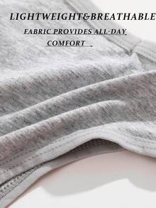 5条装女士舒适丁字裤，柔软舒适，适合运动和日常穿着，多条装，尺码XS-XL，四季皆宜 - 彩色 - 查看 5