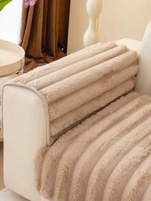 1 Stück verstärkter Plüsch Sofabezug, Jacquard Herbst/Winter Sofakissen, warm & weich, tierfreundlich, schmutz- und kratzfest, geeignet für alle Jahreszeiten, für Wohnzimmer, Schlafzimmer, Outdoor, passend für 1/2/3/4-Sitzer Sofa