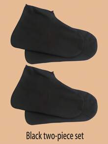 1/2pcs Reusable Outdoor Latex Rain Boots Covers, Waterproof Shoe Protectors For Rainy Days. Available In Multiple Colors, Durable And Long-Lasting. Foldable Colorful Silicone Shoe Covers, Portable Waterproof Shoe Covers