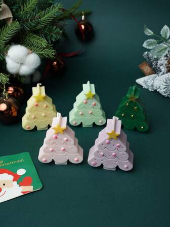 1支圣诞蜡烛，节日庆典浪漫氛围高端装饰，摄影道具，圣诞树，雪花，姜饼人，驯鹿，圣诞老人，花环，苹果，圣诞节和新年假期，送给家人和朋友的礼物，圣诞装饰品，圣诞礼物