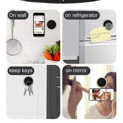 1/2个装车载磁吸手机支架，强力磁吸，多角度可调，仪表盘安装，方便驾驶导航和通话，视野无遮挡，快速磁吸手机吸附/取下，实用车载导航配件