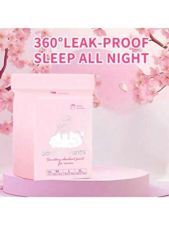 14-Piece Pack, Period And Postpartum Sleep Pants, Anti-Leakage, Ultra-Thin And Breathable, Large Size, Sanitary Napkins