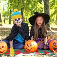 Halloween Character Cosplay Hat And GlovesKnit Pom Beanie Hat Halloween Custume Winter Hat Set For Adult Blue And Yellow