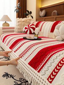 1pc All-Season Sofa Cushion Cover, Modern Minimalist Anti-Slip Sofa Seat Protector, Dust-Proof & Washable, Soft & Colorfast, Pet-Friendly, Fits Corner Sofa, Bedroom, Office, Living Room