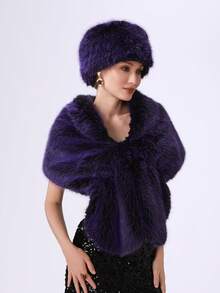 Women's Shawls And Wraps For Evening Dresses Shawl Wrap Winter Shawl For Women Warm Scarf Fashion Scarves Accessories Women - A - View 8