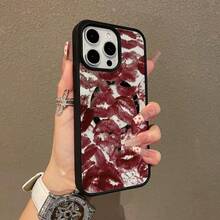 Multi-Functional Magnetic Case For IPhone11/12/13/14/15/16/Promax Lipstick Kiss Prints MagSafe Ready, Anti-Fall,Ultra-Thin Design | Perfect For Everyday Use - màu đen - Xem 16