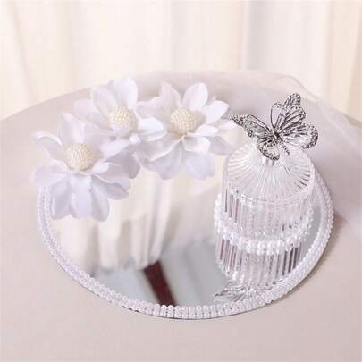 Wedding Ring Tray Flower Butterfly Decorative Ring Holder Bridal Ceremony Ring Box For Ceremony Events