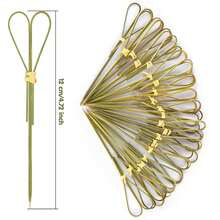 10-100pcs Bamboo Skewers, Fruit Picks, Candy Sticks. Appetizers, Cakes, Desserts, Suitable For Birthday, Wedding, Family, Restaurant, Party, Bar, Picnic, Graduation. Tableware Accessories, Christmas - Multicolor - View 11