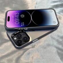 Funda de teléfono de diseño minimalista con protección mejorada contra caídas, resistencia a los golpes, cobertura completa de huellas dactilares, resistencia duradera a impactos, resistencia a las manchas y material de PC elegante, adecuada tanto para hombres como para mujeres.Aplicable a  17/17 Pro/17 Pro Max/17 Air/ 16/16 Pro/16 Pro Max/16 Plus/ 15/15 Pro Max/15 Pro/15 Plus/ 14/14 Pro/14 Plus/14 Pro Max/ 13/13 Pro/13 Pro Max/12/12 Pro/12 Pro Max/11/11 Pro/11 Pro Max/XR/X/XS/XS Max Es el regalo de cumpleaños perfecto para novias, novios, esposos, esposas, amigos, o para uno mismo, innovador y a la moda, adecuado tanto para hombres como para mujeres. - Negro 2933 - Ver 3