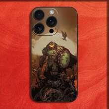 Custodia per telefono compatibile con modelli Game D-Doom Dark Ages, adatta per iPhone 16, 15, 14, 13, 12, 11, Pro, XS, Max, XR, Plus, E, Mini, in colore nero, antiurto. Custodia compatibile con modelli 17 Pro Max, 17 Pro, 17. - Z1 - Visualizzare 8