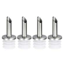 Stainless Steel Bottle Pourers, 4Pcs Olive Oil Spout, Wine Pourers Liquor Pour Spouts For Pours Liquid, Olive Oil, Wine, Vinegar, Most Liquor Bottles - White - View 1