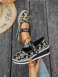 1 pereche de pantofi formali pentru femei, pantofi negri cu toc înalt, toamna și eleganți, adidași pentru femei, pantofi de iarnă pentru femei, modele fierbinți 2025, pantofi noi populari de loft, pantofi noi pentru femei - Negru - Vizualizare 1