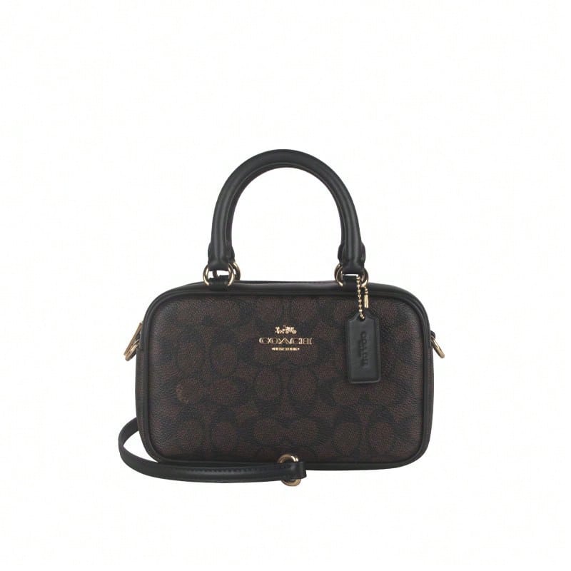 COACH Women's Crossbody Handbag CW197IMXAQ - 胡桃木色/黑色CW197IMXAQ - 查看 1