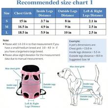 Dog Backpack - L + Blue - View 8