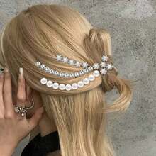 20 Pieces Of Women's New Handmade Diamond Inlaid Bridal Headwear, Fork Hairpin, U-Shaped Coiled Hair, Wedding Hairpin Headwear, Daily Simple And Versatile, Wedding And School Season Headwear, Ball Head Set Valentine's Day Accessories