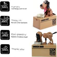 Cute Stealing Coin Money Box -Interactive Dog Bank With CuteChihuahua Design, Counting & Sorting System, Durable Pp MaterialPerfect For Christmas & Birthday Gifts, Playful Design, SturdyConstruction - Multicolor - View 8