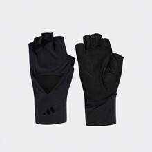 Adidas Women's Versatile Half Finger Sports Fitness Gloves HT3931 - Black - View 4