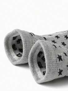 6 Pairs Cotton Baby/Toddler Anti-Slip Grip Socks With Star & Stripe Patterns, Breathable