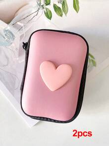 Cartoon Creative Anti-Fall Zipper Bag For Data Cables, Chargers, Earphone Wires And Other Electronic Accessories Storage Cable Organizer - Color - View 15