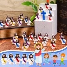 50PCS Little Jesus Figures, Mini Jesus Figurines In Bulk, Multicolor Tiny Jesus Figures, Miniature Figurines To Hide And Seek Religious Gifts For Easter Egg Stuffers - Nhiều màu - Xem 2