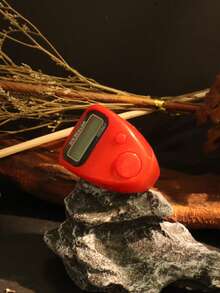 1pc/5pcs/10pcs Mini Cute Finger Ring Counter, Portable Hand Press Electronic Display Counter, Silent Manual Multi-Channel Counter, Durable - Multicolor - View 4