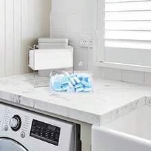 Acrylic Dryer Sheet Holder And Dispenser Container Box For Laundry Room Organization Storage For Fabric Sheets Dryer Balls Clothes Pins Laundry Pods - Clear - View 7