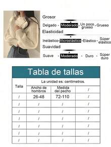 Vintage Harajuku suéter de manga larga suelta de las mujeres, prendas de punto coreano, suave Top caliente, la moda de las mujeres de otoño e invierno suéter de color sólido - Beis - Ver 4