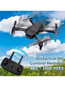 ELE-GATE Mini Dron con Camara 1080 con Control Remoto de 100M - Negro - Ver 4