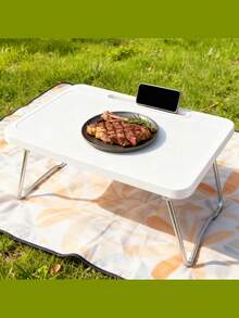 笔记本电脑床头柜，带手机卡槽的床头柜托盘，便捷床上笔记本电脑支架，折叠式膝上桌，可用于工作、阅读、写作、餐桌，可放置在床上、沙发上、地板上，适合返校季 - 彩色 - 查看 8