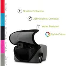 Ultra Light Neoprene Camera Case Compatible With Nikon Z50 50250mm - Gray - View 3