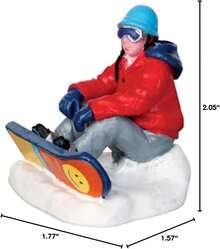 Lemax Village Collection Snowboarding Breather# 42221 - 1 - View 3