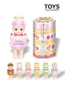 SONNY ANGEL Bộ quà tặng sinh nhật - Hộp bí ẩn hình nhân vật, đồ trang trí dễ thương và sưu tầm, món quà sinh nhật và lễ hội hoàn hảo, mùa lễ hội âm nhạc/đám cưới, hàng chính hãng 100% (trọn bộ) - Trọn bộ - Xem 1