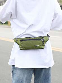 大容量腰包 - 男女通用，多拉链口袋设计，10 种颜色可选，适合运动和旅行 | 解放双手，可存放手机/硬币/现金 | 防水时尚运动包，适合健身房、音乐节和户外活动 | 可调节肩带，男女皆宜 | 必备解放双手单品，返校必备 - 彩色 - 查看 3