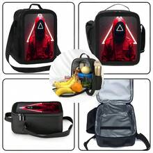 3pcs Red  Figure Perfect Gift Laptop & Tablet Storage Bag Travel Backpack Large Capacity - Schwarz - Übersicht 10