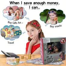 Cute Stealing Coin Money Box -Interactive Dog Bank With CuteChihuahua Design, Counting & Sorting System, Durable Pp MaterialPerfect For Christmas & Birthday Gifts, Playful Design, SturdyConstruction - Multicolor - View 6