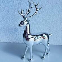 1PC, Electroplated Deer Figurine, Nordic Deer Figurine, Christmas Deer Figurine, Simple Living Room Tabletop Home Decoration Item