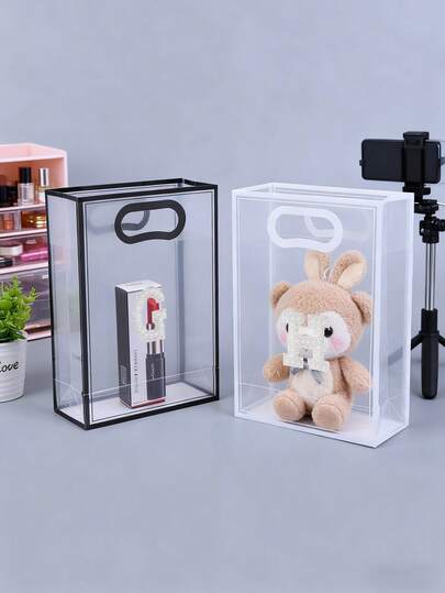 1 Túi quà trong suốt thời trang thanh lịch hình chữ Pearl (Không bao gồm ruy băng), Thích hợp đựng đồ ăn nhẹ, kẹo, đồ uống, phụ kiện đi biển, đám cưới, sinh nhật, lễ hội, tiệc tùng, ngày lễ tình nhân, giáng sinh, sinh nhật, kỷ niệm, cắm trại, quà tặng tuyệt vời cho phụ nữ, mẹ, bạn trai, giáo viên, bạn bè, phù dâu, học sinh, trở lại trường, túi đựng dung tích lớn khi đi du lịch, chuyến đi cuối tuần, quà tặng hàng ngày cho bạn bè