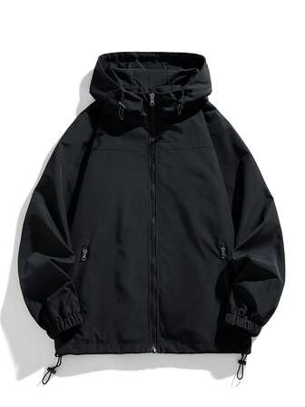 新款男士加大码休闲时尚户外长袖外套