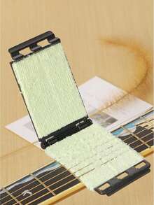 1pc Premium Guitar String Cleaner And Fretboard Deep Cleaning Tool, Effectively Removes Rust, Conditions Strings And Removes Fingerprints, Includes Flexible Cleaning Card To Clean Hard-To-Reach Fretboard Dirt And Residue, Ergonomic Design For Efficient String Maintenance, Essential Tool To Extend String Life And Maintain Original Acoustic Guitar, Electric Guitar, Classical Guitar And Bass Guitar Tone Quality. - Multicolor - View 3