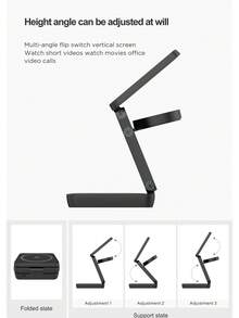 3-In-1 Wireless Charging Stand, Magnetic Design, Compatible With 12/13/14/15/16/17, Fast Charging Station, Compatible With Series 1~11, SE 1~3, Ultra 1~3, Pro 2/3, 4, With Active Noise Cancellation, Foldable, Portable - White - View 5