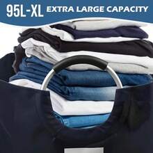 MOFOROCO Large Laundry Basket With Aluminum Full Loop Handle, Foldable Waterproof Laundry Hamper, For Storage In Bedroom, Bathroom, College Dorm Storage, Laundry Rooms, Balconies, Dormitories, Closet Organization, Closet Or Laundry Storage - 粉色 - 查看 3