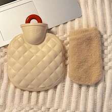 Lindo bolso de agua caliente mini a prueba de explosiones para calentar el vientre, con funda extraíble y reutilizable para calentar los pies y las manos - Multicolor - Ver 15