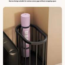 1 Heavy-Duty Plastic Mobile Storage Basket With Four Wheels - Multifunctional Organizer Box, Suitable For Yoga Mats, Sports Equipment, And Gym Accessories, Sturdy Structure, Easy To Move, Perfect For Home And Gym Organization, Storage Basket - Multicolor - View 7