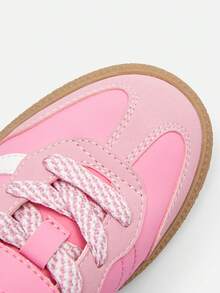 Balabala Kids Sneakers Retro German Training Shoes Boys Girls 2025 Fall New Casual Shoes - Pink - View 9