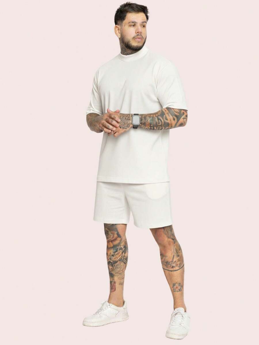 Kit Set T-Shirt Shorts Sweatshirt Cotton Style Stylish Foreign Blogger End Of Year Christmas Promotion - 離開 - 查看 1