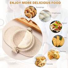 1/3件套饺子模具，3种尺寸饺子模具，可制作意大利饺子和馅饼，设计紧凑，多尺寸压模，结构坚固，高品质压模 - 多色 - 查看 8