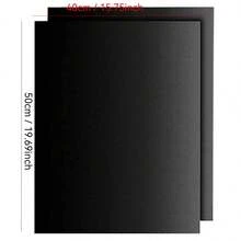 Forros para horno, tapetes protectores fáciles de limpiar para el fondo del horno/cocina a gas, almohadilla antiadherente y resistente al calor para parrilla, apropiada para uso doméstico y campamento al aire libre